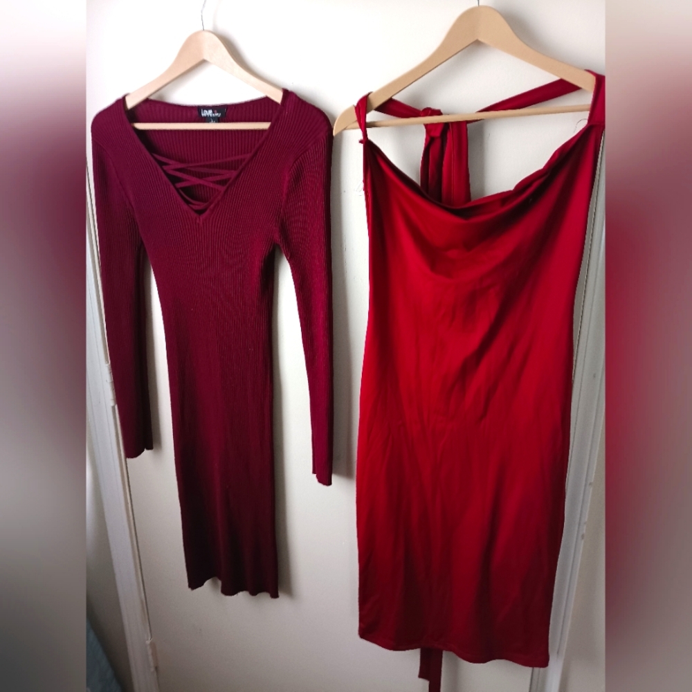 Burgundy Dress Bundle (Can Sell Separately)